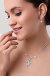 Hummingbird Pendant Necklace Set