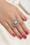 Silver Daisy Ring