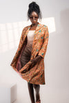 Whispering Petals Jacquard Duster Jacket