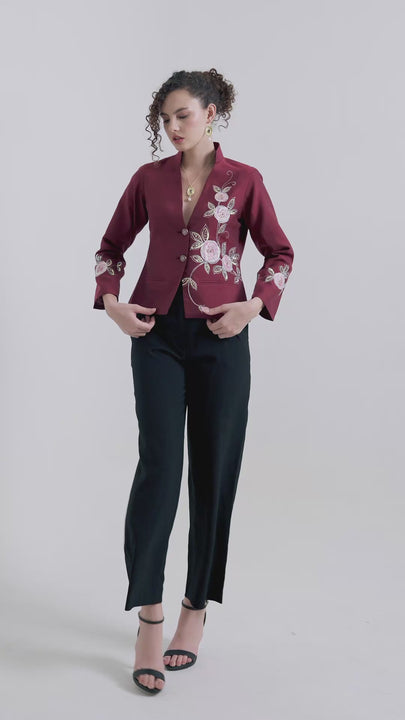 Fearless Rose Silk Jacket - product video