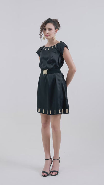 The Oracle's Muse Silk Mini Dress - product video