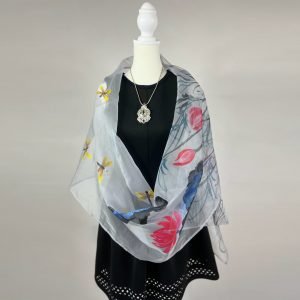 Organza Dragon Fly Scarf