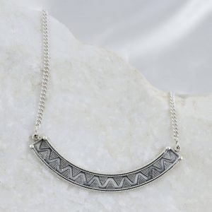 Greek Crescent Pendant