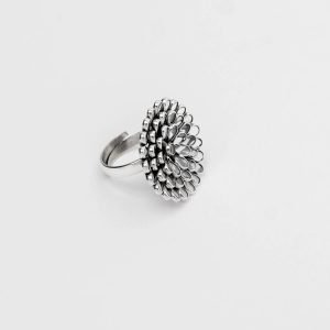 Eternal Bloom Crystal Engagement Ring