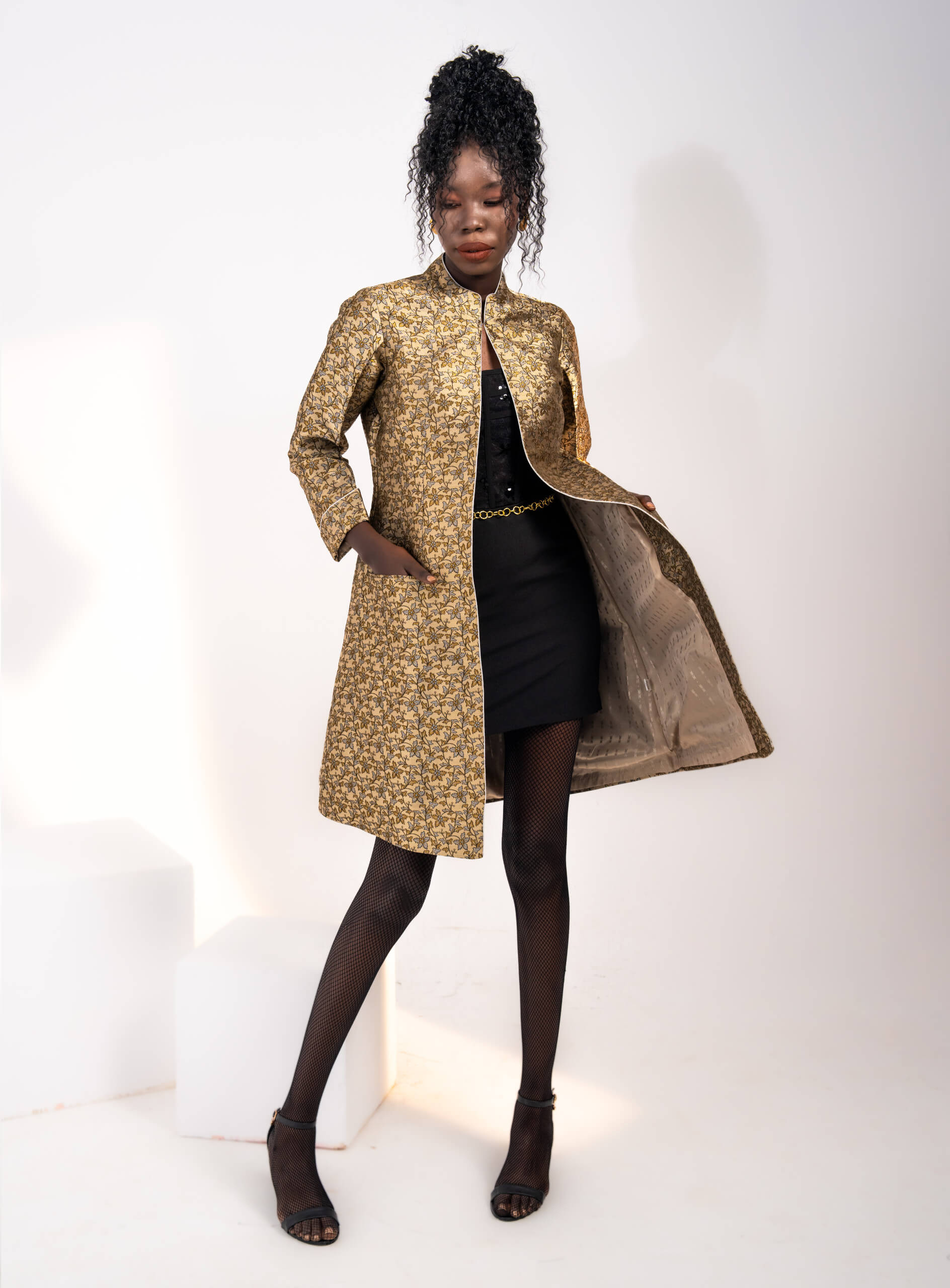95ANA-Regal-Gold-Jacquard-Silk-Long-Jacket-B1