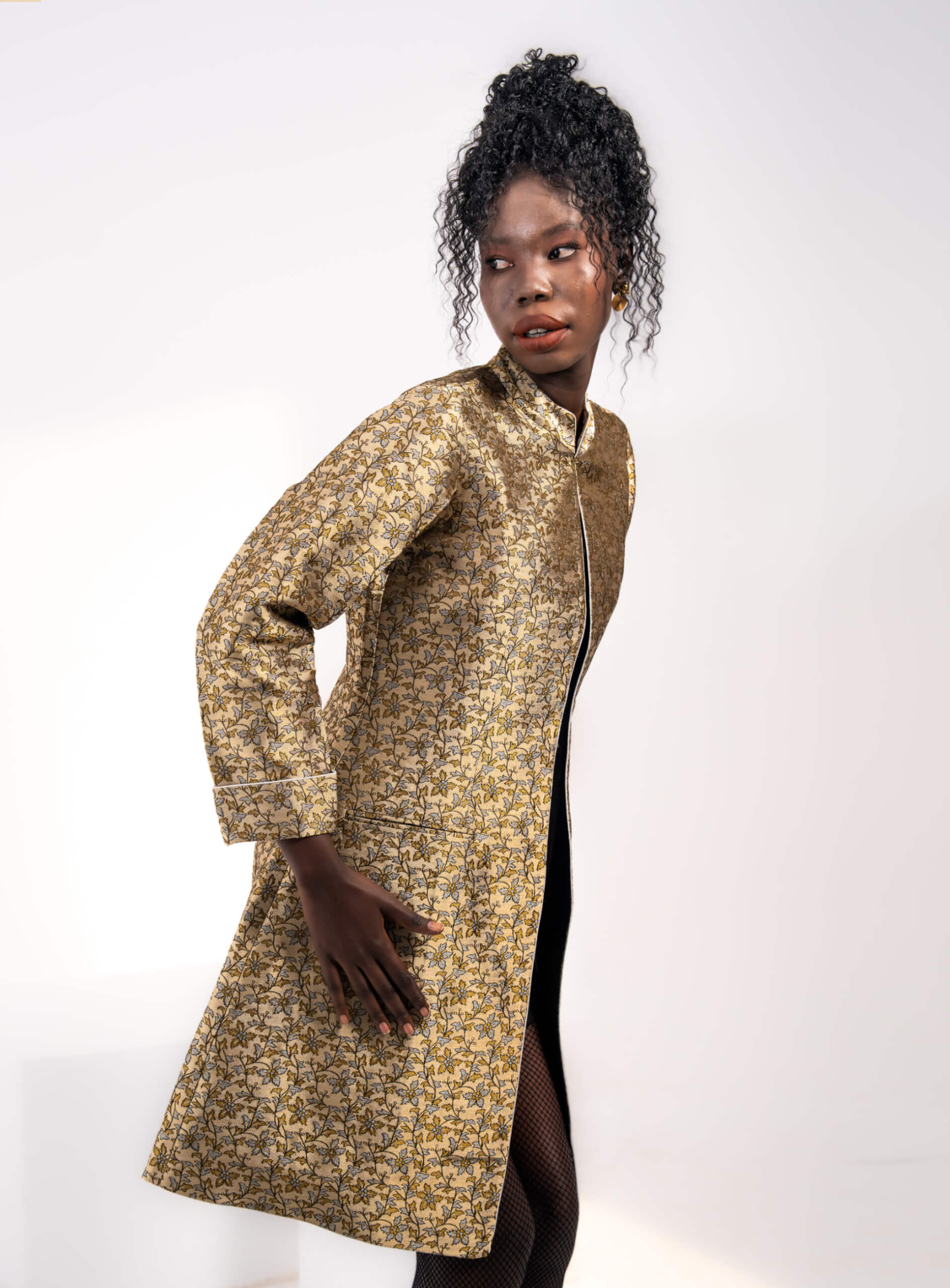 95ANA-Regal-Gold-Jacquard-Silk-Long-Jacket-C1