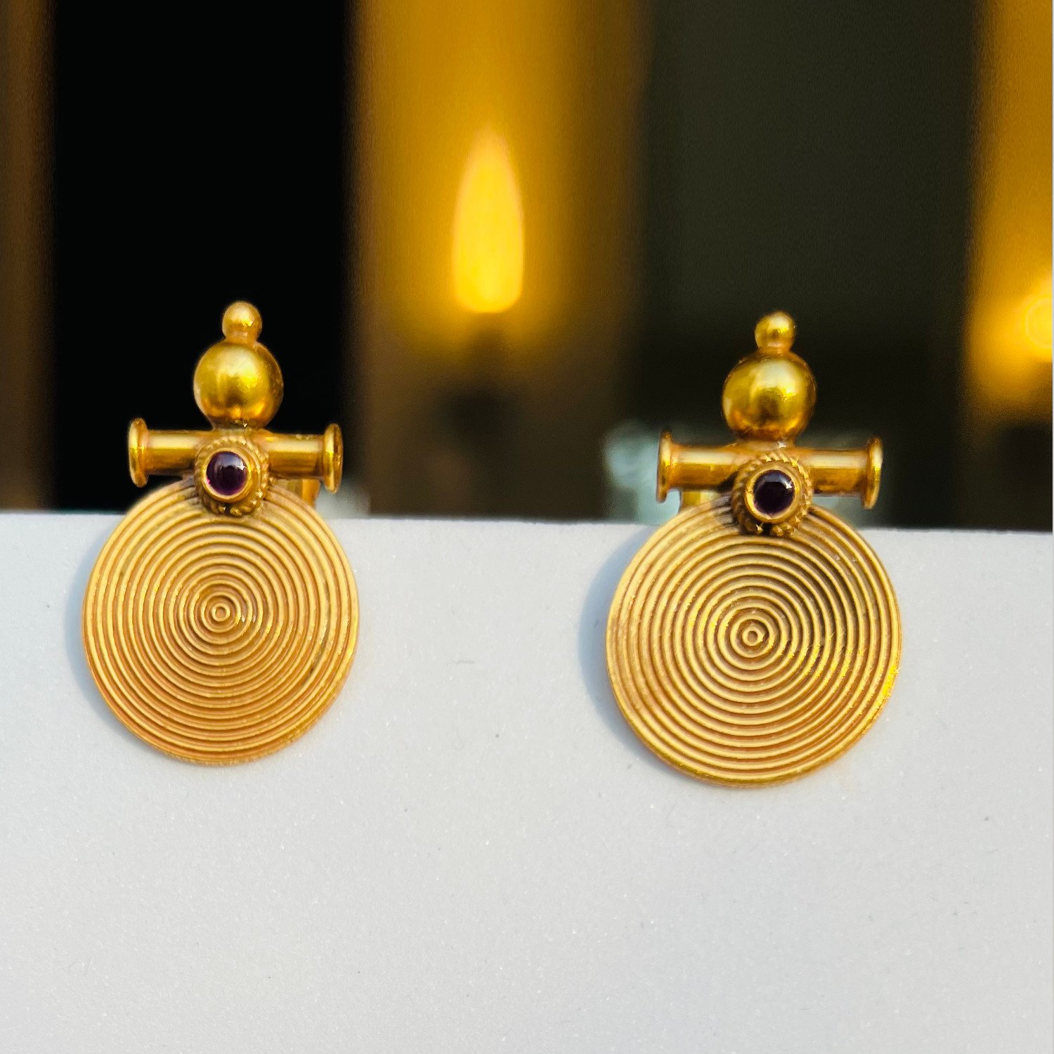 414RVI-ER-Ruby-Gold-Disc-tuds-C1-V1