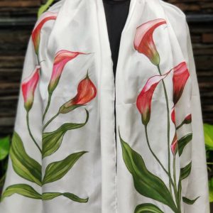Lily Silk crepe stole