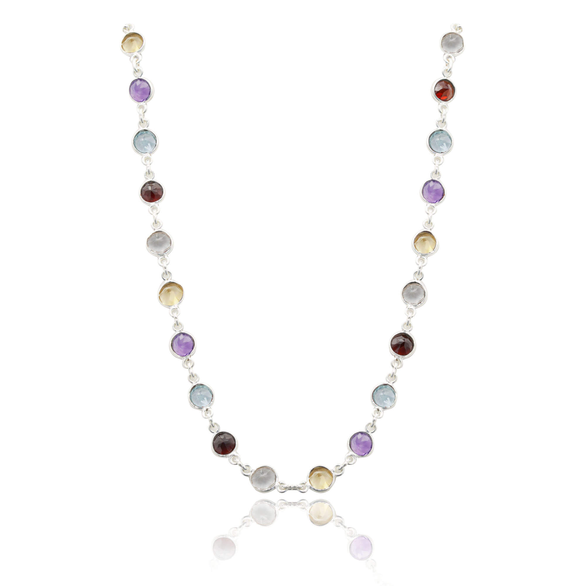 258CON-Aurora Gemstone Necklace-A1-V6 258CON-Aurora Gemstone Necklace-A1-V6
