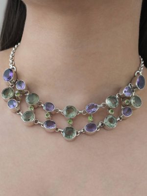 Aria Amethyst Choker Necklace