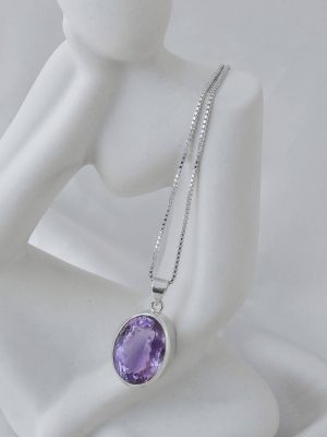 Amethyst Serenity Pendant & Earring Set
