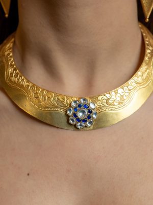 Regal Bloom Hasli Choker Necklace