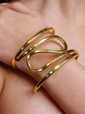 Golden Helix Cuff