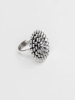 Eternal Bloom Crystal Engagement Ring