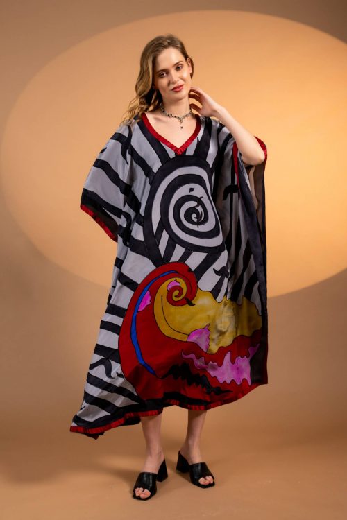Spiritual Wave Kaftan Dress