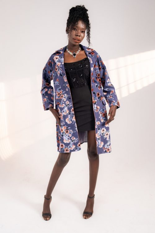 Spring Embrace Velvet Duster Long Jacket