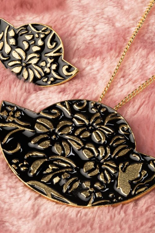 Golden Eden Garden Pendant Set