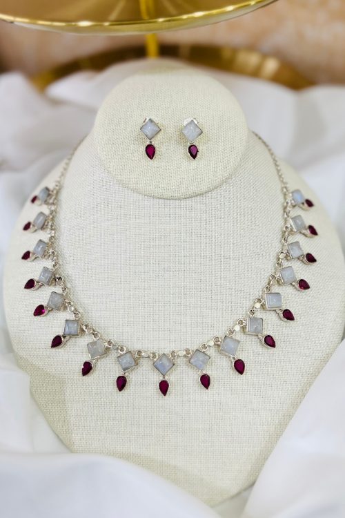 Princess Ruby Necklace Set