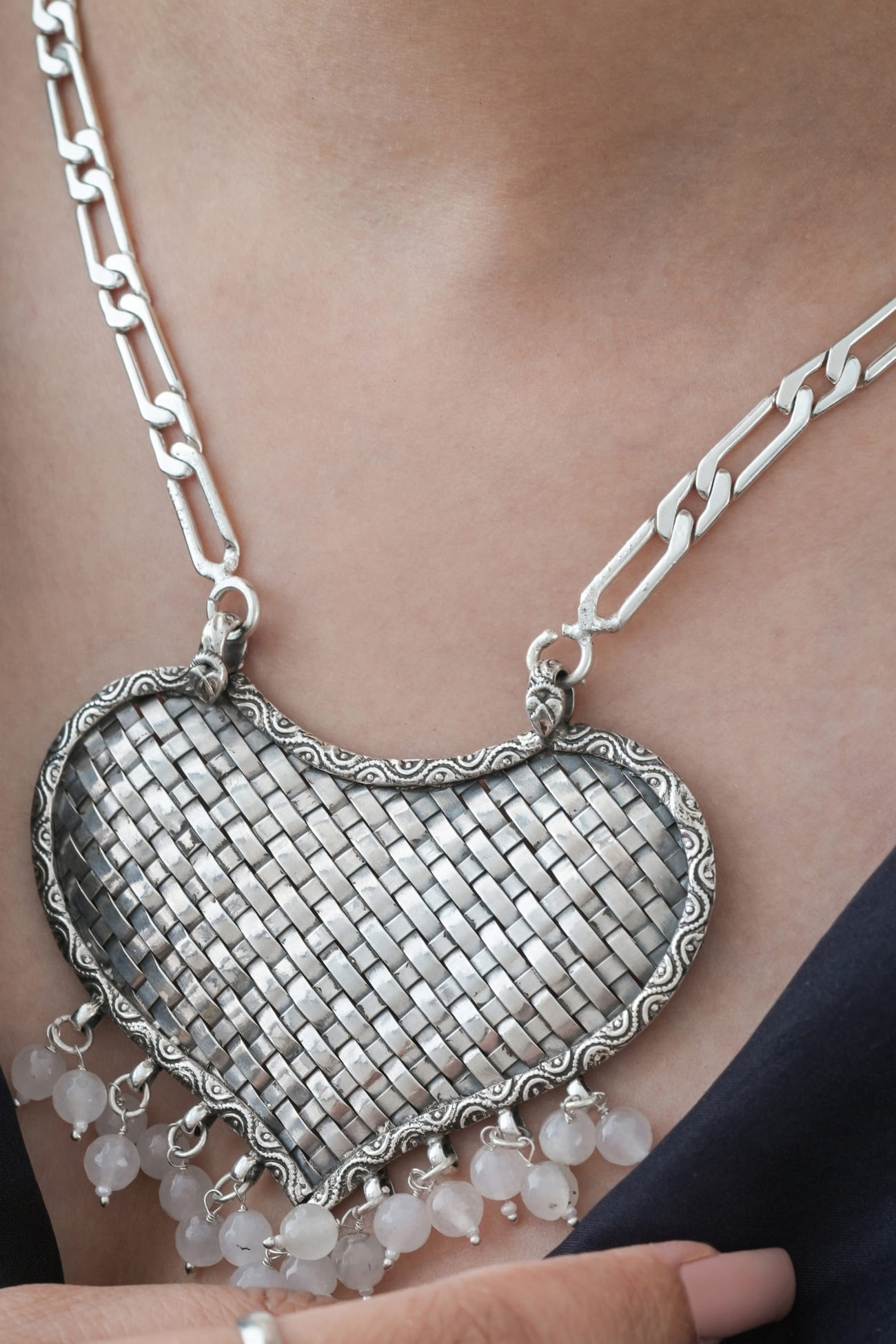 332RVI-Basket-Weaved-Heart-Pendant-B1 (1)