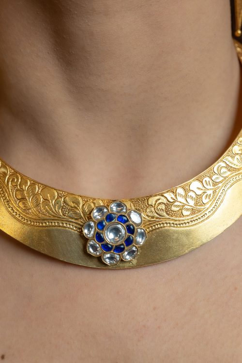 Regal Bloom Hasli Choker Necklace