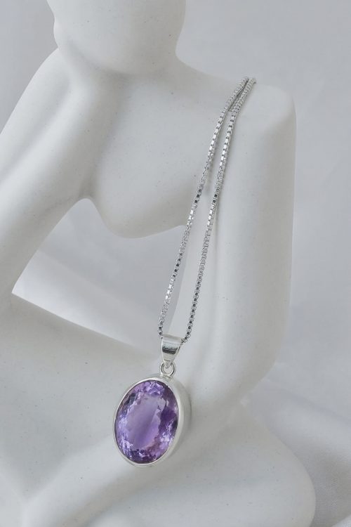 Amethyst Serenity Pendant & Earring Set