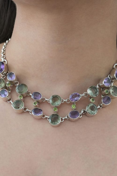 Aria Amethyst Choker Necklace