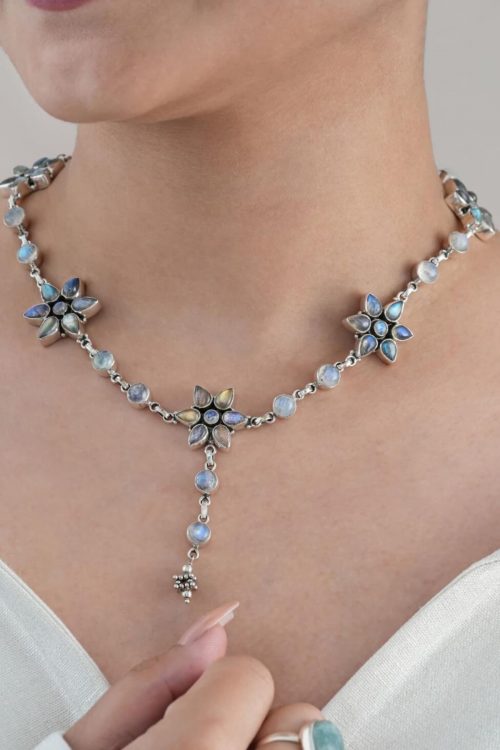 Whispers of Spring labradorite Necklace