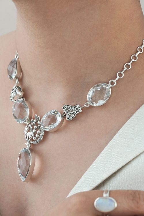 Crystal Filigree Necklace