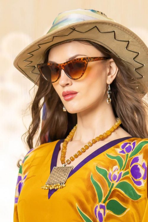 Basket-Weaved Quad Necklace