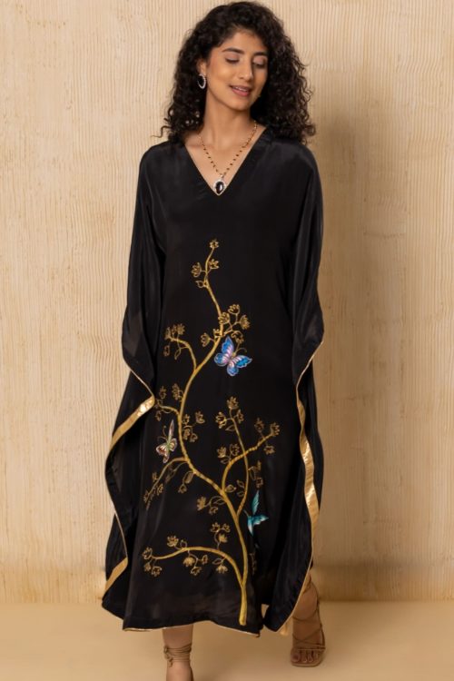 Bird Garden Kaftan Dress