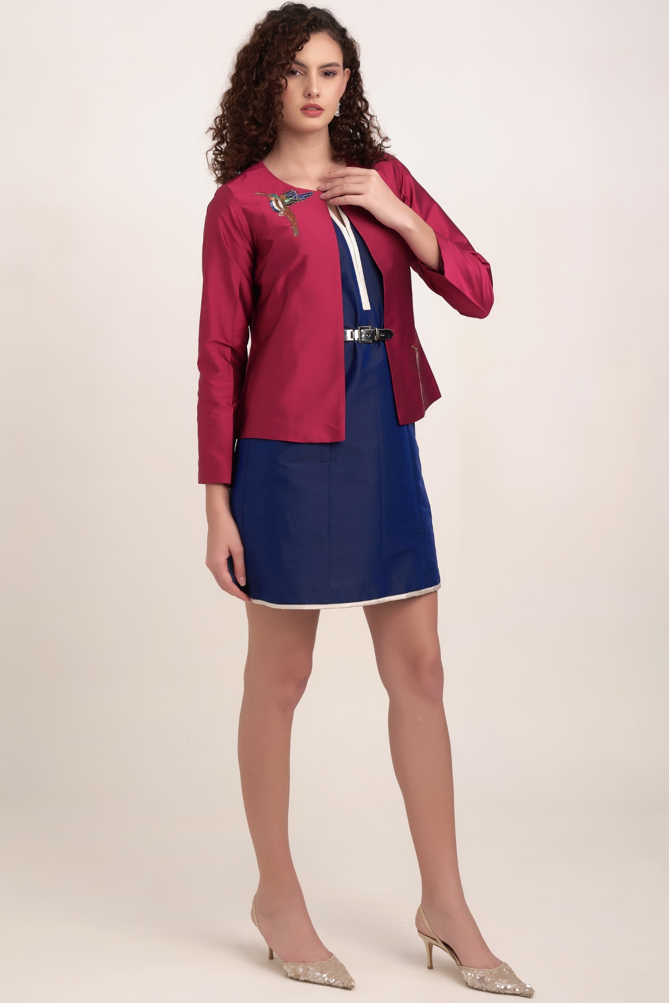 Fuchsia-Pink-Hummingbird-Silk-Jacket-E1