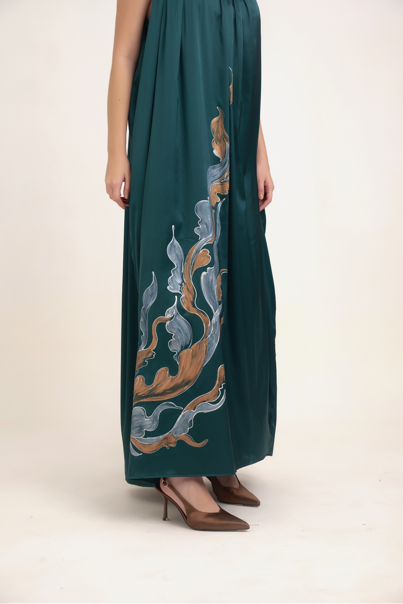 The-Deep-Forest-Hand-Painted-Silk-Gown-C1