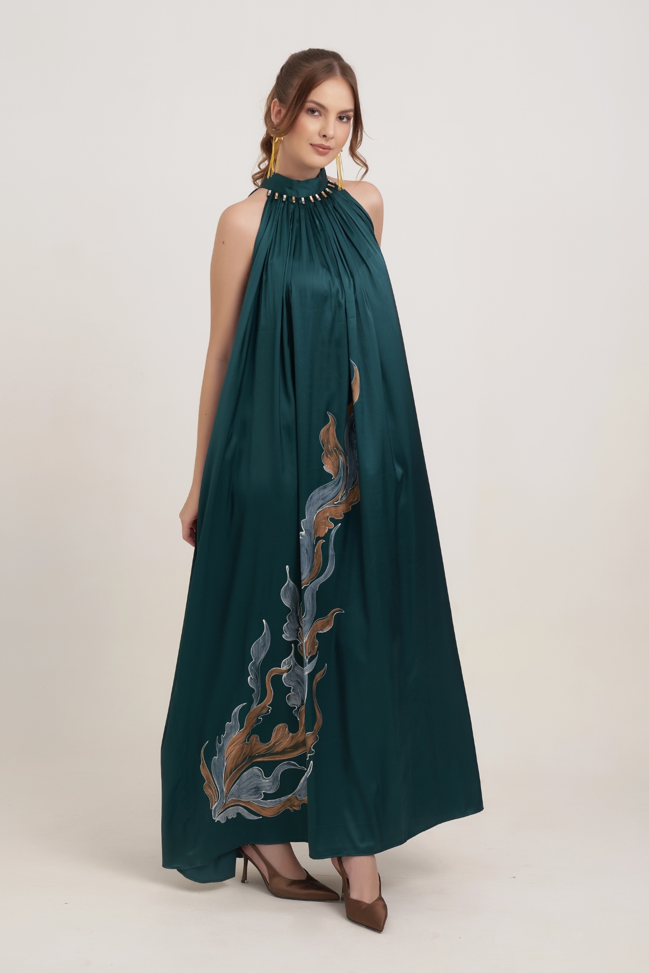 The-Deep-Forest-Hand-Painted-Silk-Gown-D1