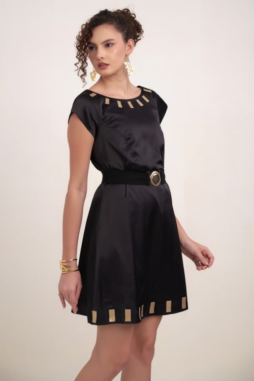 The Oracle's Muse Silk Mini Dress