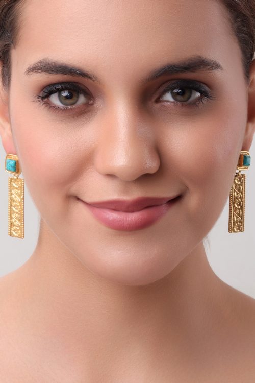 Aura Azure Garden Turquoise Earrings